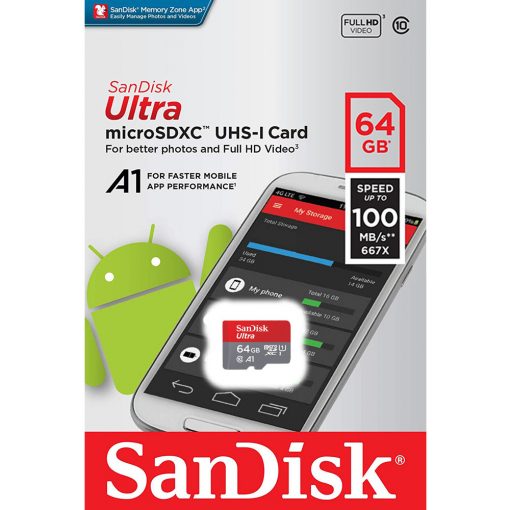 Thẻ nhớ MicroSDXC SanDisk Ultra A1 64GB