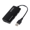 Bộ chuyển Orico từ 01 USB 2.0 ra 3 cổng kèm đầu đọc thẻ nhớ SD/TF U2-BK