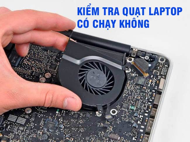 kiểm tra quạt laptop có chạy không